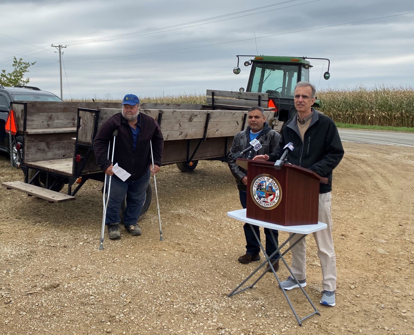 Dane County Press Conference across planned land purchase